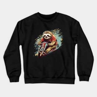 Sloth Racing Crewneck Sweatshirt